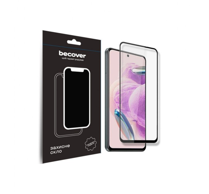 Скло захисне BeCover Xiaomi Redmi Note 12S Black (709751)