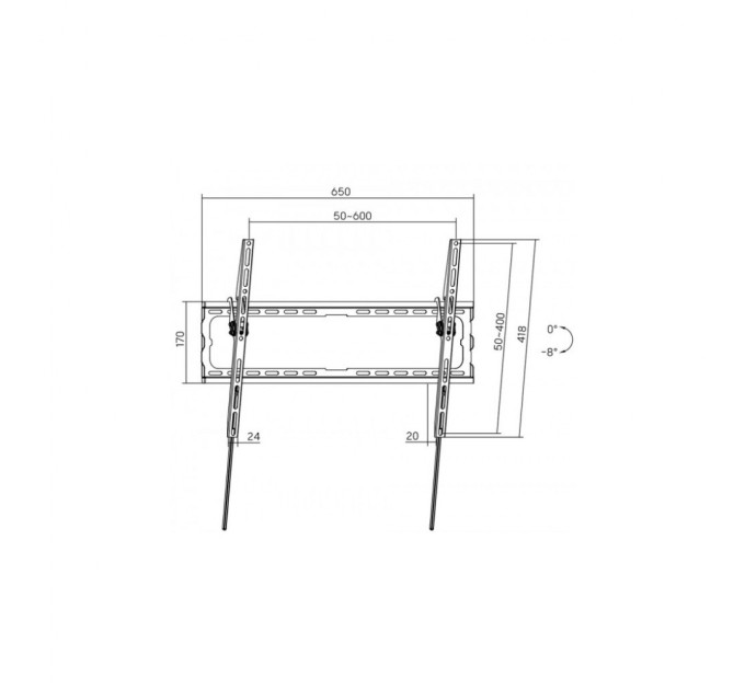 Кронштейн AGN AGN80-460T