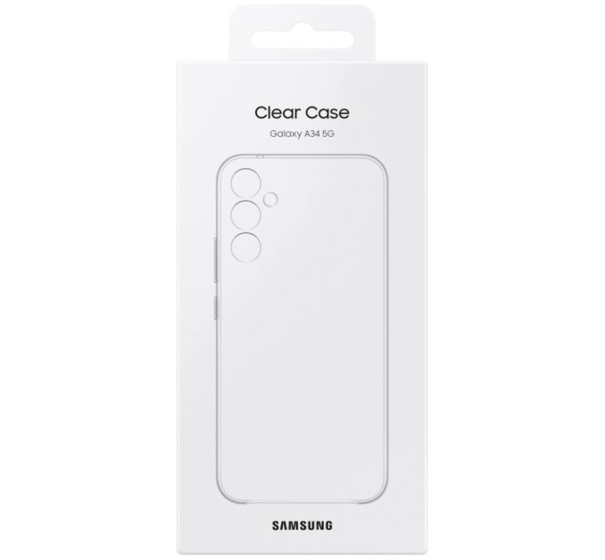 Чохол до мобільного телефона Samsung Samsung A34 Clear Case Transparency (EF-QA346CTEGRU)