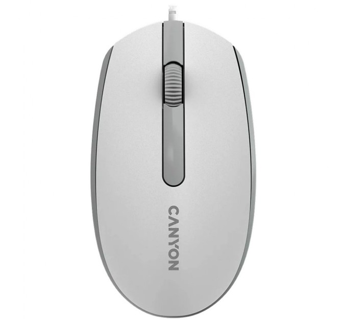 Мишка Canyon M-10 USB White Grey (CNE-CMS10WG)