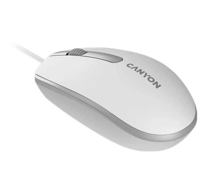 Мишка Canyon M-10 USB White Grey (CNE-CMS10WG)