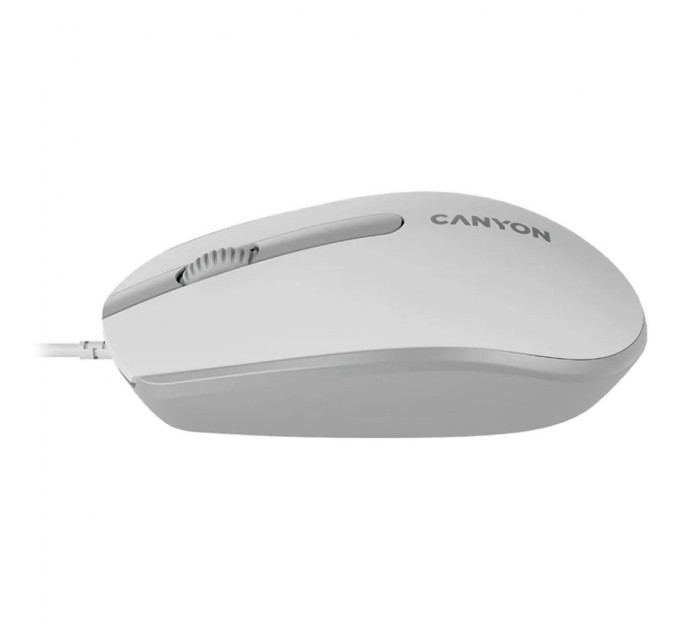 Мишка Canyon M-10 USB White Grey (CNE-CMS10WG)