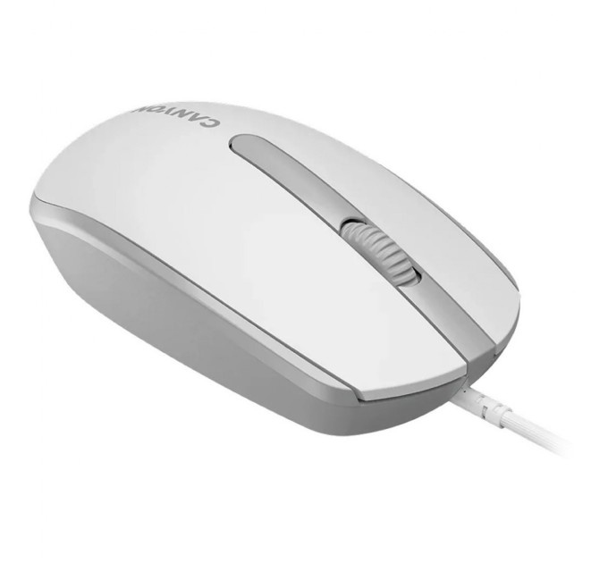 Мишка Canyon M-10 USB White Grey (CNE-CMS10WG)