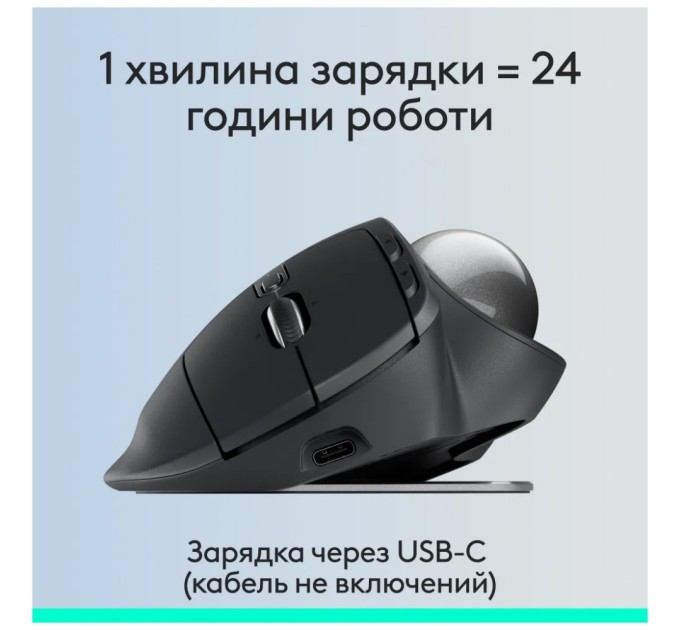 Мишка Logitech MX Ergo S Bluetooth Graphite (910-007260)