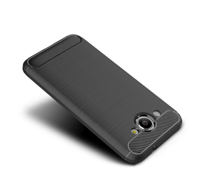 Чохол до моб. телефона для Huawei Y3 2017 Carbon Fiber (Black) Laudtec (LT-HY32017B)
