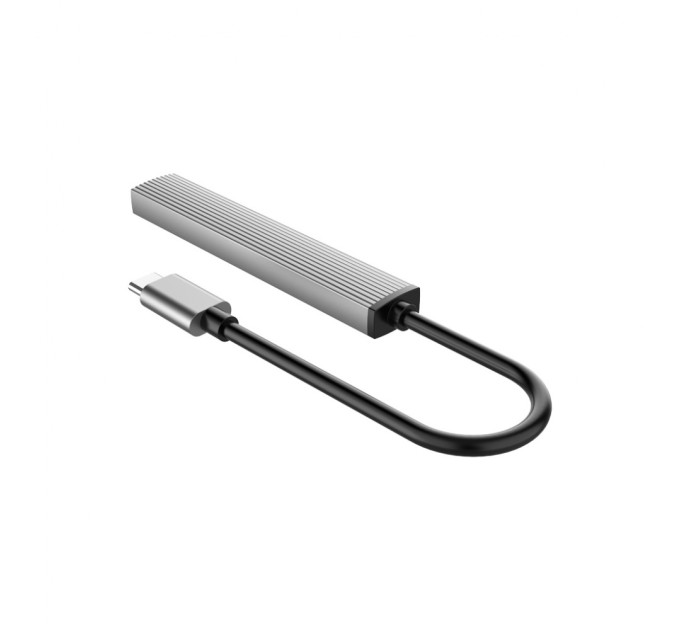 Концентратор Orico Type-C to USB3.0, 2xUSB2.0, TF (AH-12F-GY-BP) (CA913541)