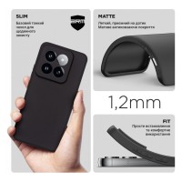 Чохол до мобільного телефона Armorstandart Matte Slim Fit Xiaomi 14 Pro Camera cover Black (ARM72981)