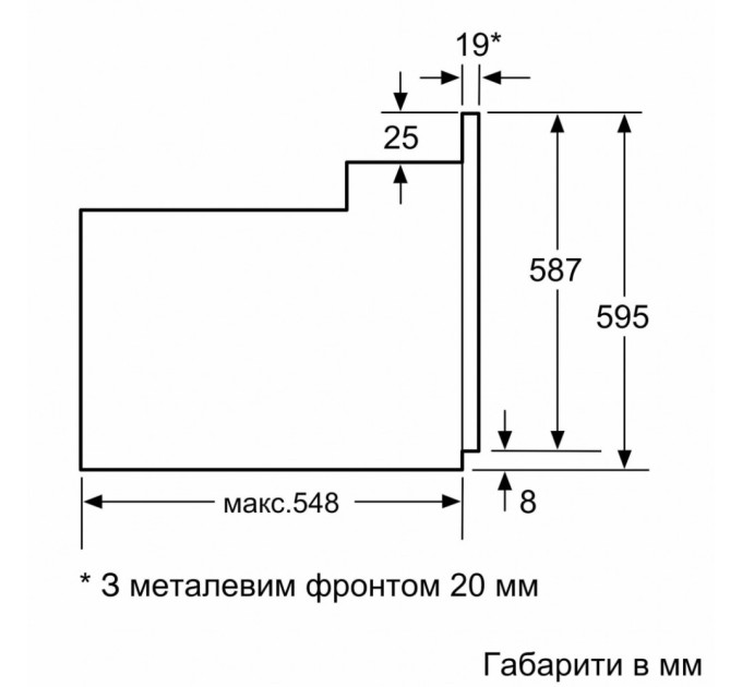 Духова шафа Bosch HBJ559YB6R