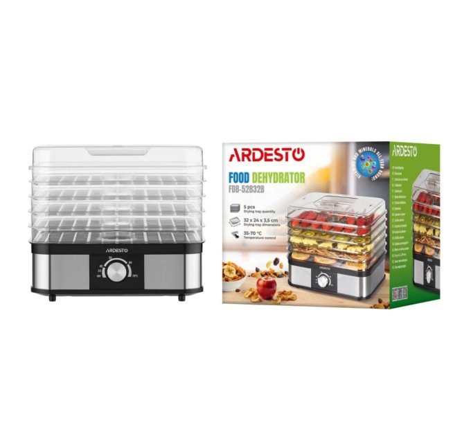 Сушка для овочів та фруктів Ardesto FDB-52832B