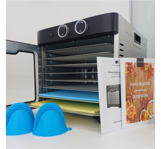 Сушка для овочів та фруктів Tekhniko DH-08S-BK