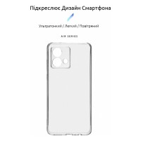 Чохол до мобільного телефона Armorstandart Air Series Motorola G84 5G Camera cover Transparent (ARM70886)