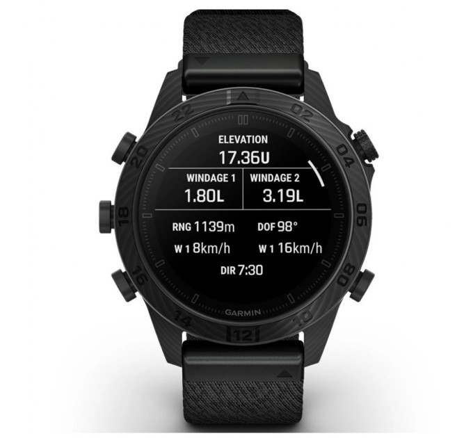 Смарт-годинник Garmin MARQ Commander Gen 2, Carbon, GPS (010-02722-01)