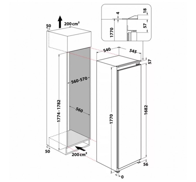 Морозильна камера Whirlpool WHSD18F013D1