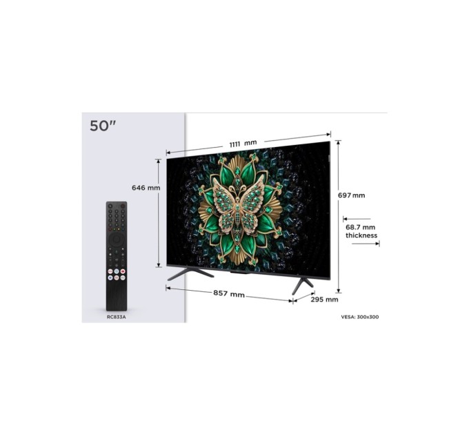 Телевізор TCL 50C6K