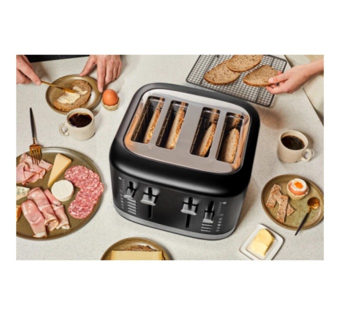 Тостер KitchenAid 5KMT4109EBM матовий чорний (5KMT4109EBM)