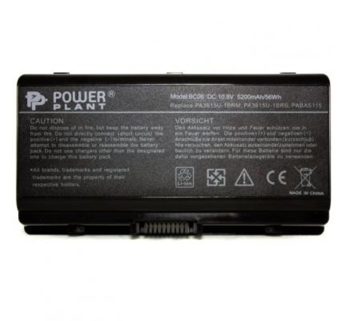 Акумулятор до ноутбука Toshiba Equium L40 (PA3615U-1BRS) 10.8V 5200mAh PowerPlant (NB00000208)