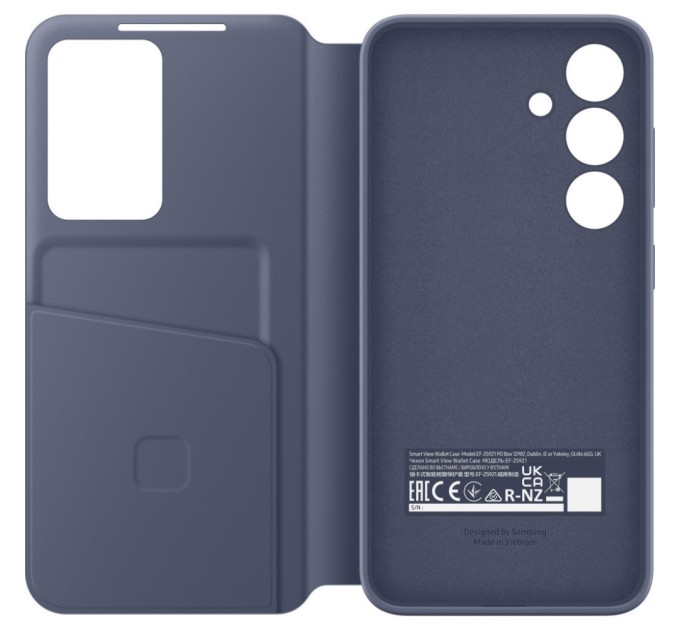 Чохол до мобільного телефона Samsung Galaxy S24 (S921) Smart View Wallet Case Violet (EF-ZS921CVEGWW)