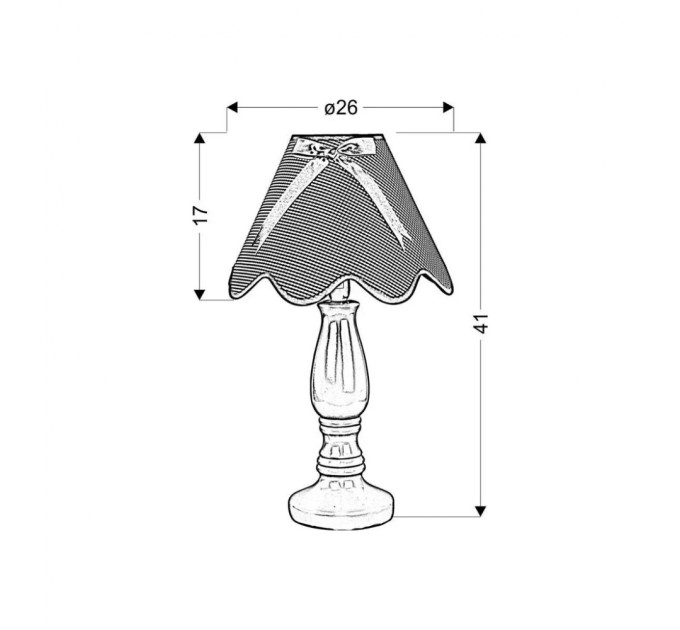 Настільна лампа Candellux 41-04710 LOLA (41-04710)