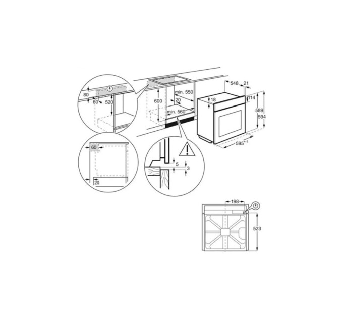 Духова шафа Electrolux EOA5220FOV