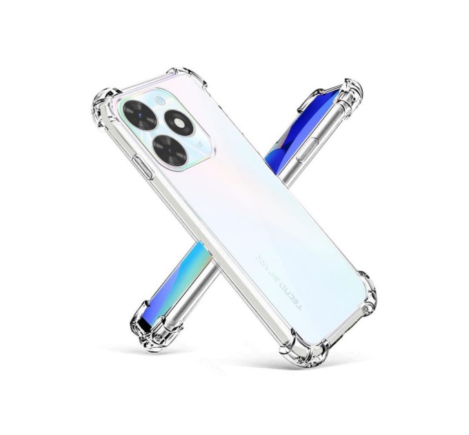 Чохол до мобільного телефона BeCover Anti-Shock Tecno Pop 8 Clear (710658)