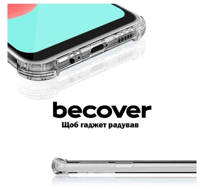 Чохол до мобільного телефона BeCover Anti-Shock Tecno Pop 8 Clear (710658)