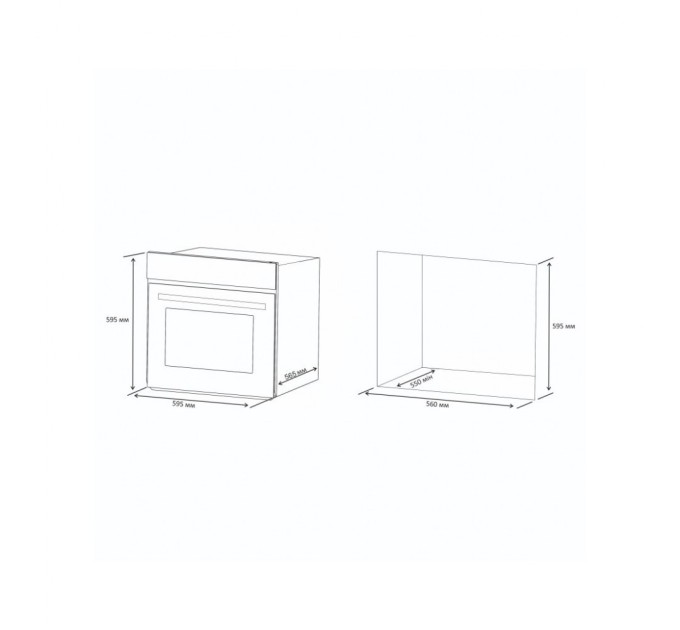 Духова шафа Jantar JANTAR GFC 6006 BL