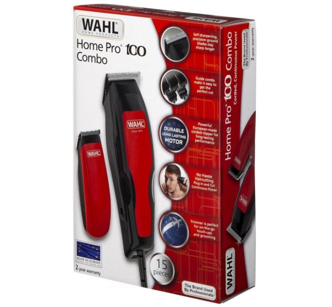 Машинка для стрижки Wahl Home Pro 100 Combo (1395.0466)