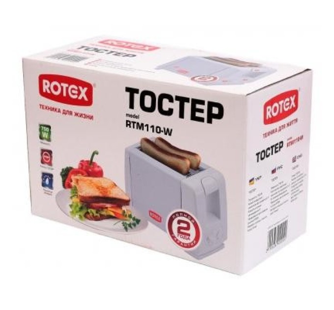 Тостер Rotex RTM110-W