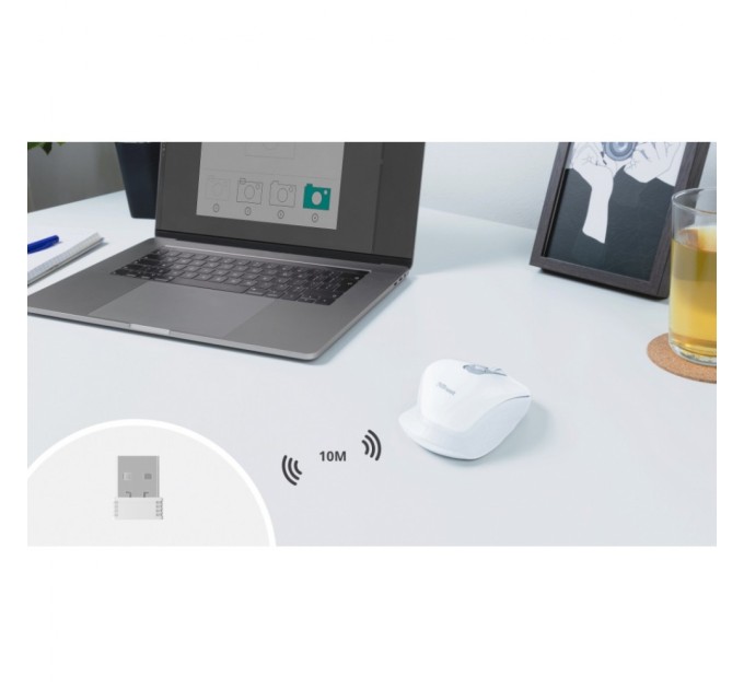 Мышка Trust Ozaa Rechargeable Wireless White (24035)