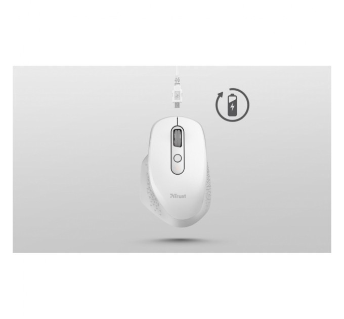 Мышка Trust Ozaa Rechargeable Wireless White (24035)