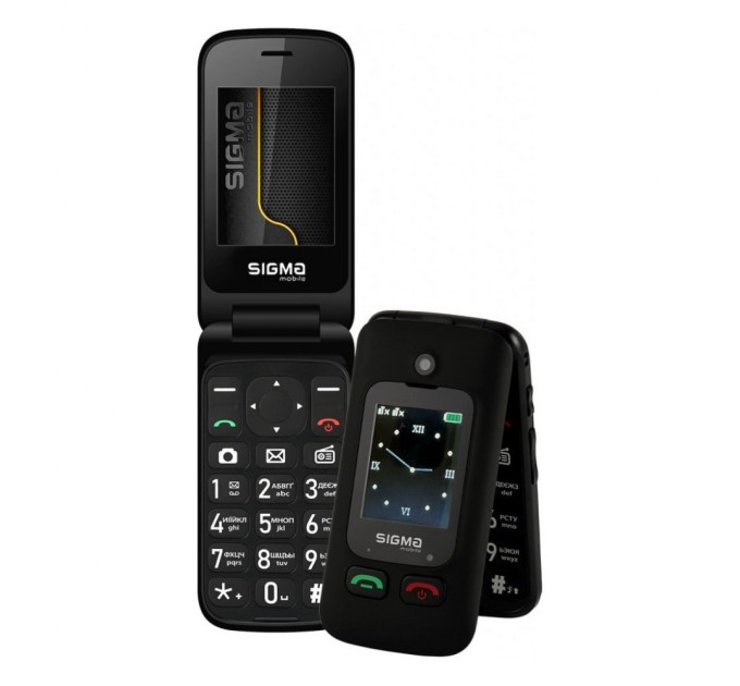 Мобільний телефон Sigma Comfort 50 Shell Duo Type-C Black (4827798212523)