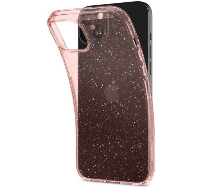 Чохол до мобільного телефона Spigen Apple iPhone 15 Plus Liquid Crystal Glitter Rose Quartz (ACS06649)