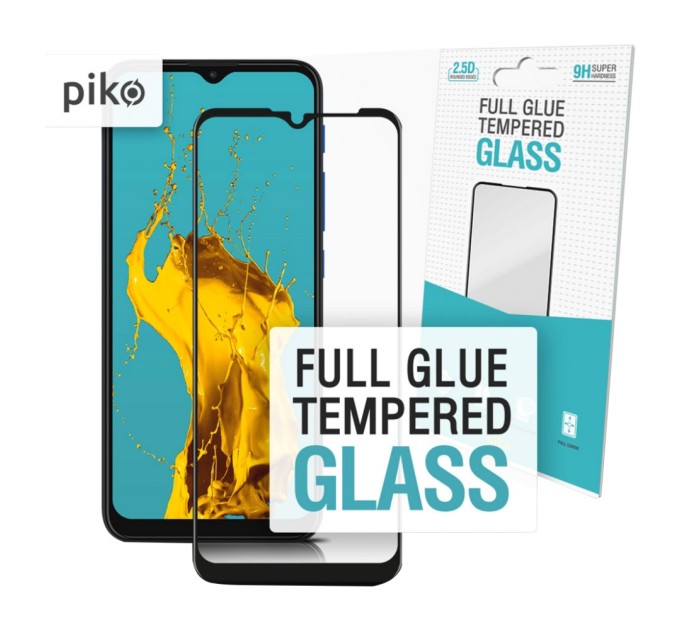 Стекло защитное Piko Full Glue MOTO E7 Plus (1283126512773)