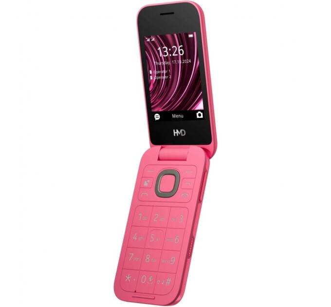 Мобільний телефон HMD 2660 4G Flip DS Red