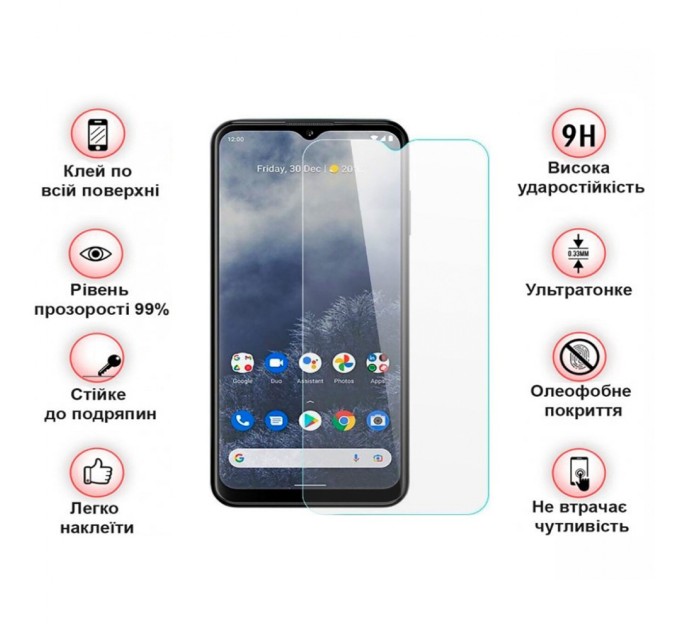 Скло захисне BeCover Nokia G60 5G 3D Crystal Clear Glass (708547)