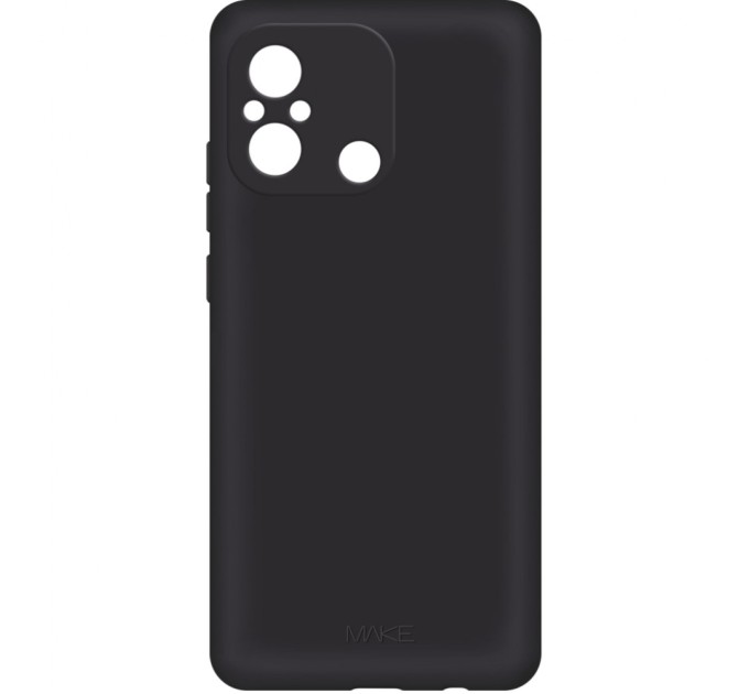 Чохол до мобільного телефона MAKE Xiaomi Redmi 12C Skin Black (MCS-XR12CBK)