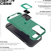 Чехол для моб. телефона Armorstandart DEF17 case Apple iPhone 12/12 Pro Military Green (ARM61335)