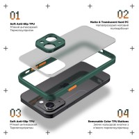 Чохол до мобільного телефона Armorstandart Frosted Matte Realme C67 4G Dark Green (ARM73864)