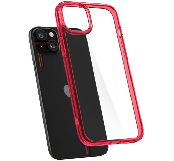 Чохол до мобільного телефона Spigen Apple iPhone 15 Plus Ultra Hybrid Red Crystal (ACS06654)