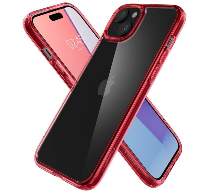 Чохол до мобільного телефона Spigen Apple iPhone 15 Plus Ultra Hybrid Red Crystal (ACS06654)