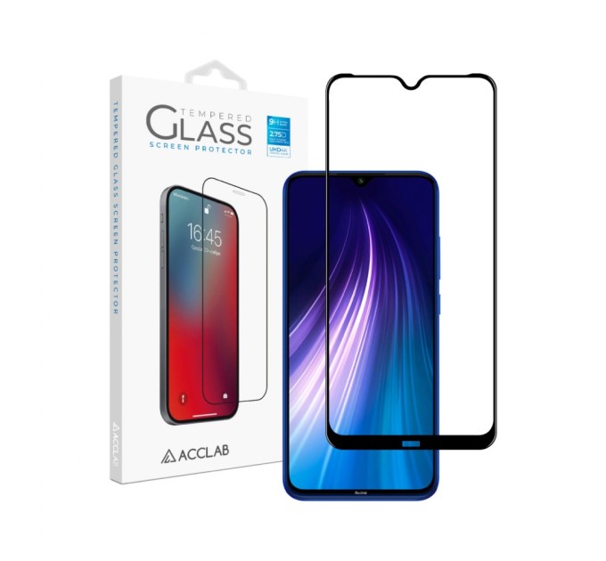 Скло захисне ACCLAB Full Glue Xiaomi Redmi Note 8 (1283126508752)