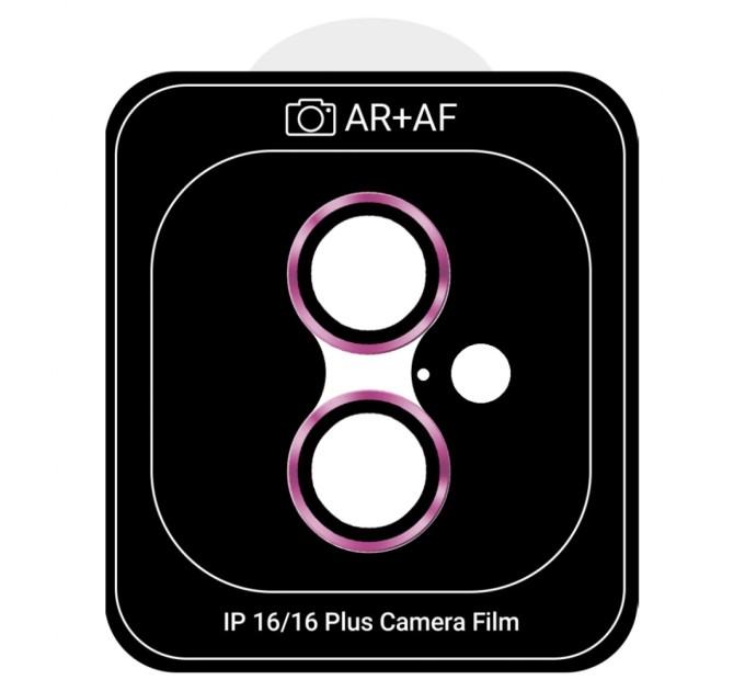 Скло захисне Armorstandart for Camera Pro Apple iPhone 16/16 Plus Pink (ARM81425)