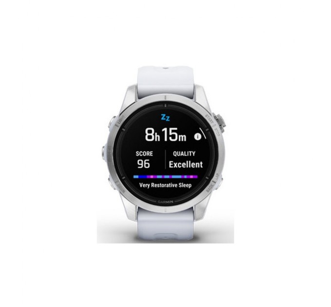 Смарт-часы Garmin EPIX PRO (g2), 42, Glass, SS, Whitstn, GPS (010-02802-01)