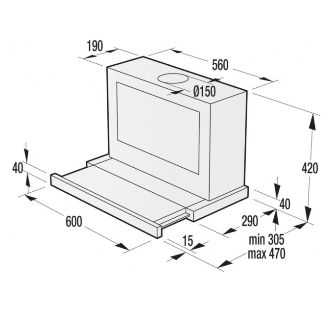 Витяжка кухонна Gorenje BHP623E8X