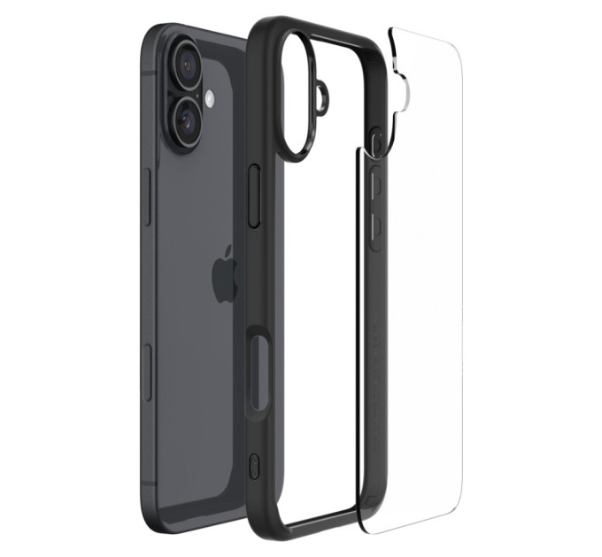 Чохол до мобільного телефона Spigen iPhone 16 Ultra Hybrid Matte Black (ACS08201)