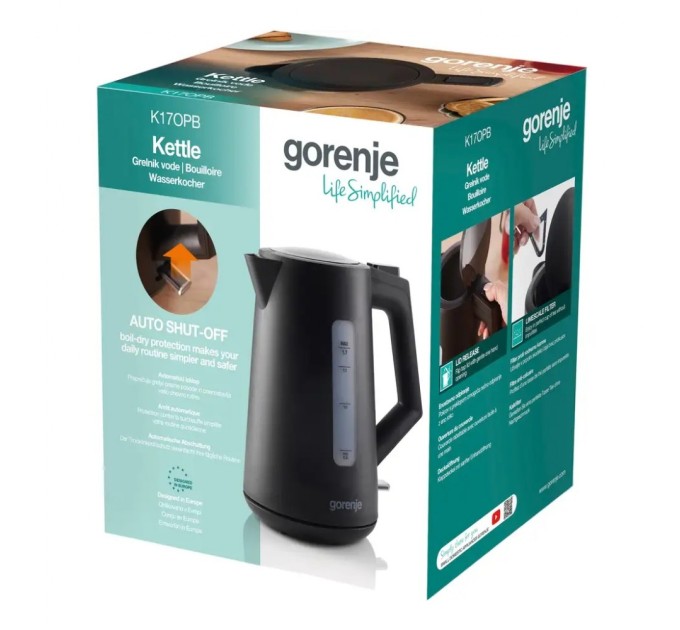 Електрочайник Gorenje K17OPB