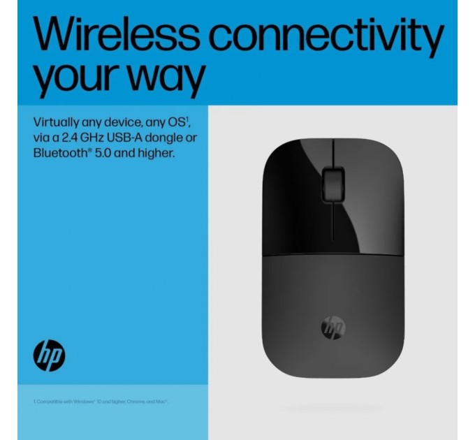 Мишка HP Z3700 Dual Wireless/Bluetooth Black (758A8AA)