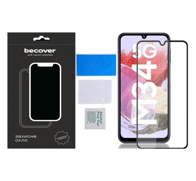 Скло захисне BeCover Samsung Galaxy M34 5G SM-M346 Black (711445)