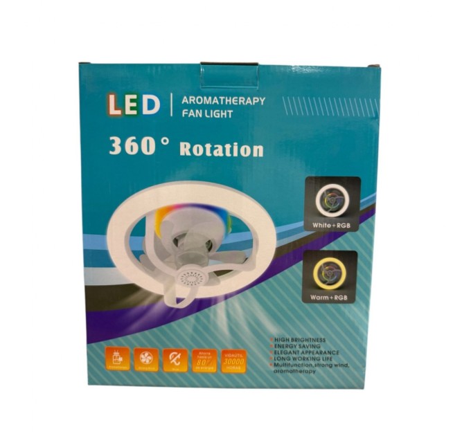 Вентилятор XoKo LED RGB Fan Light 100 Aroma (XK-FL-100RGB)