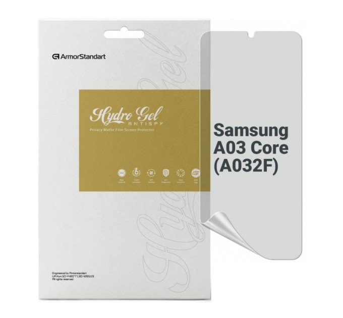 Плівка захисна Armorstandart Anti-spy Samsung A03 Core (A032F) (ARM70019)